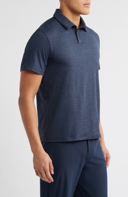 Zella Dynamic Train Polo In Navy Eclipse