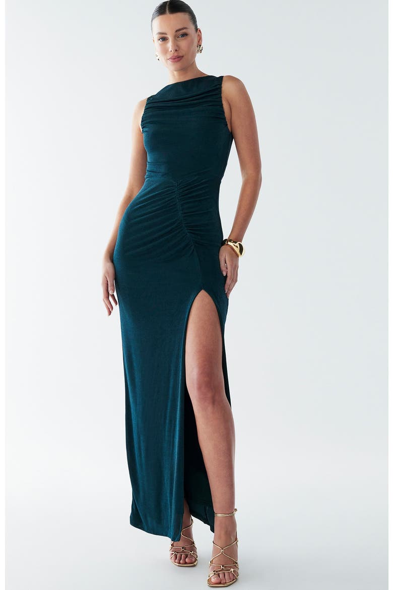 Kyley Dress, Main, color, Emerald