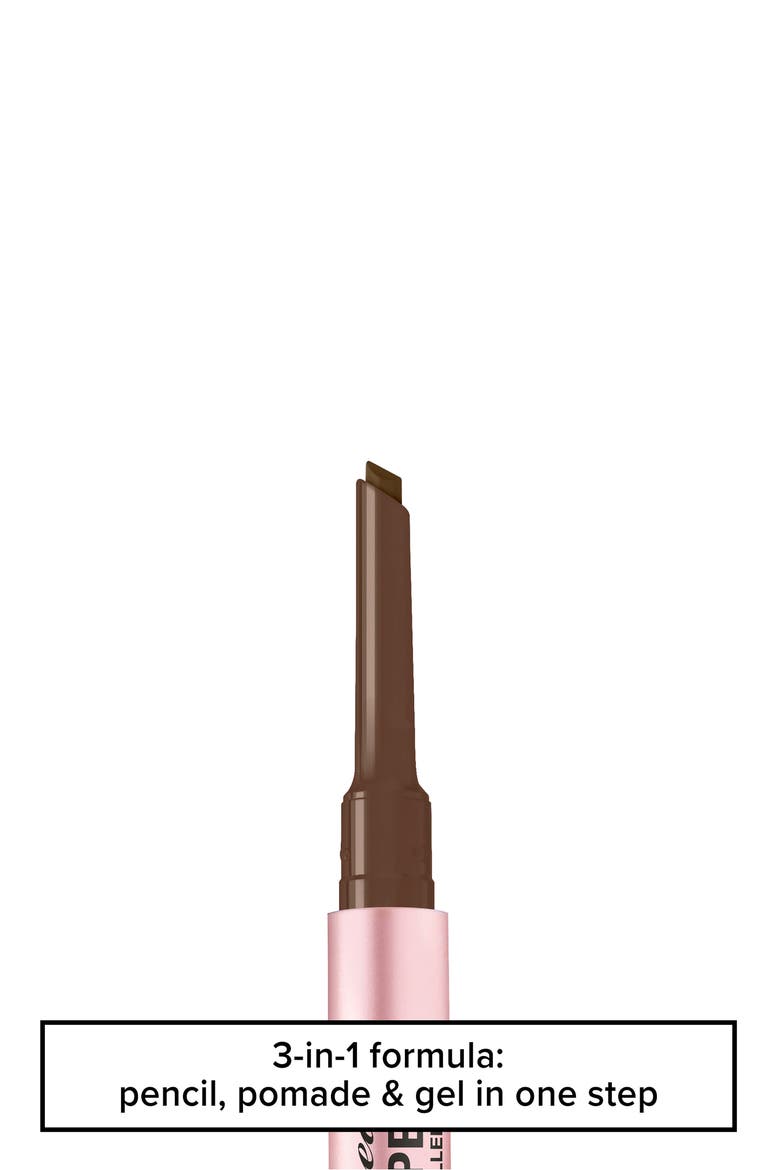 Pomade in a Pencil Brow Shaper & Filler, Alternate, color, SOFT BLACK