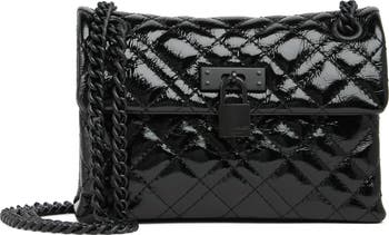 Mini Brixton Drench Patent Leather Shoulder Bag