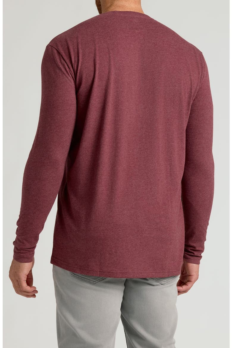 TALL CLASSIC LONG SLEEVE TEE, Alternate, color, DARK HEATHER CLOVEWOOD