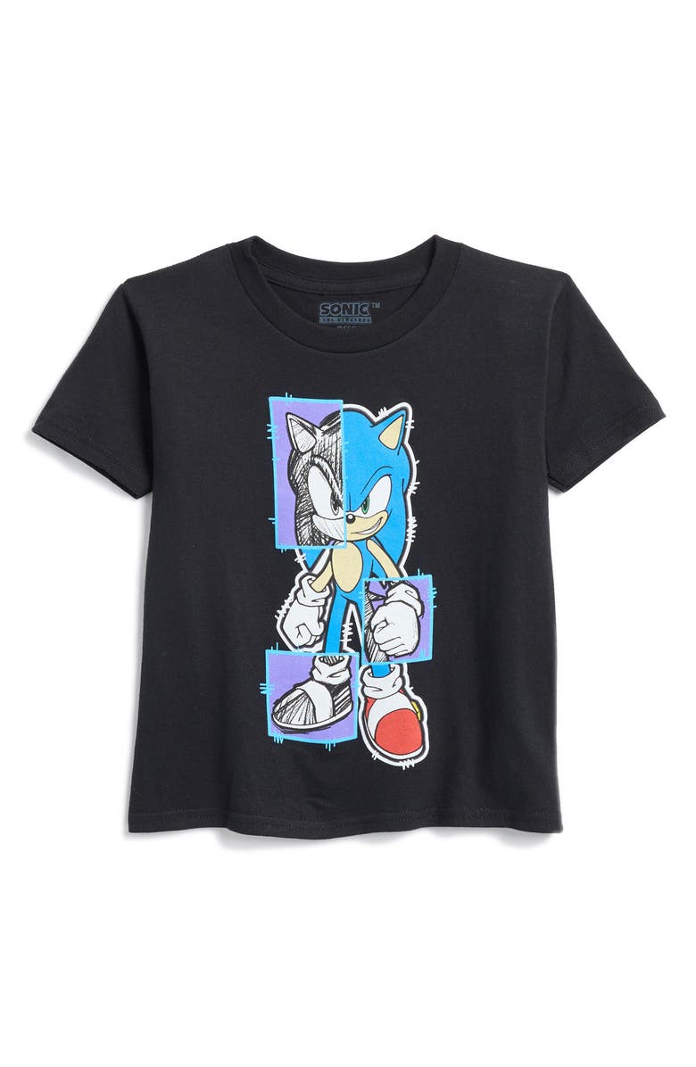 Freeze Kids' Sonic Mash-Up Graphic Print T-Shirt, Main, color,