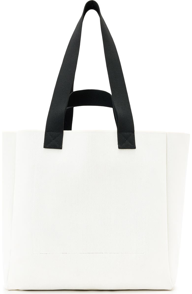 AllSaints Izzy Heart Tote, Alternate, color, White