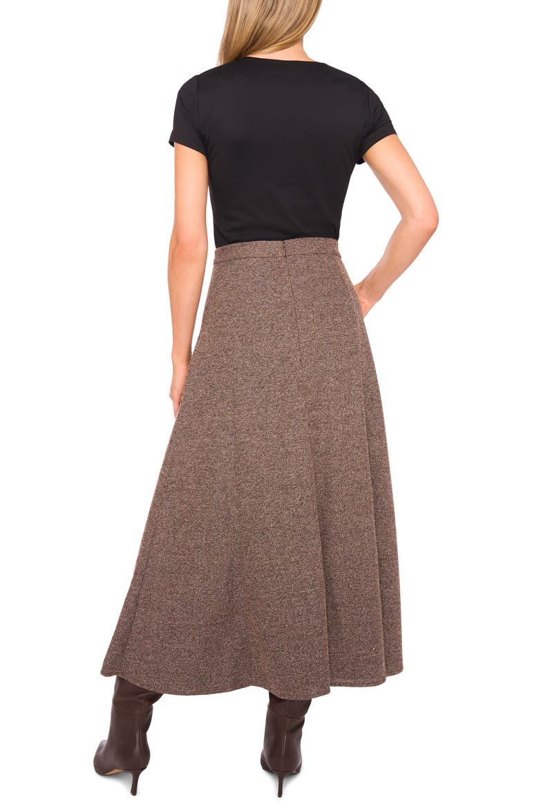 Tweed Knit Maxi Skirt, Alternate, color, DELICIOSO