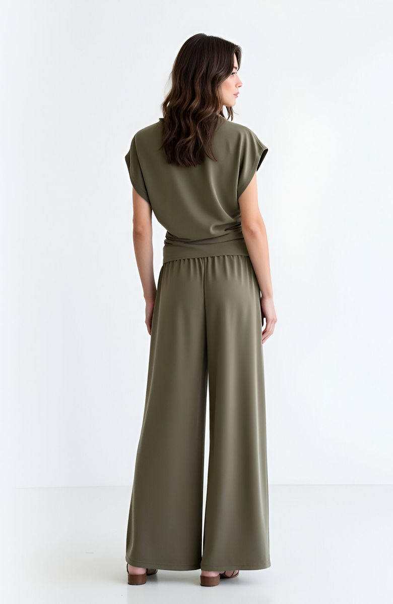 Modenaire High Waist Wide Leg Pants, Alternate, color, 