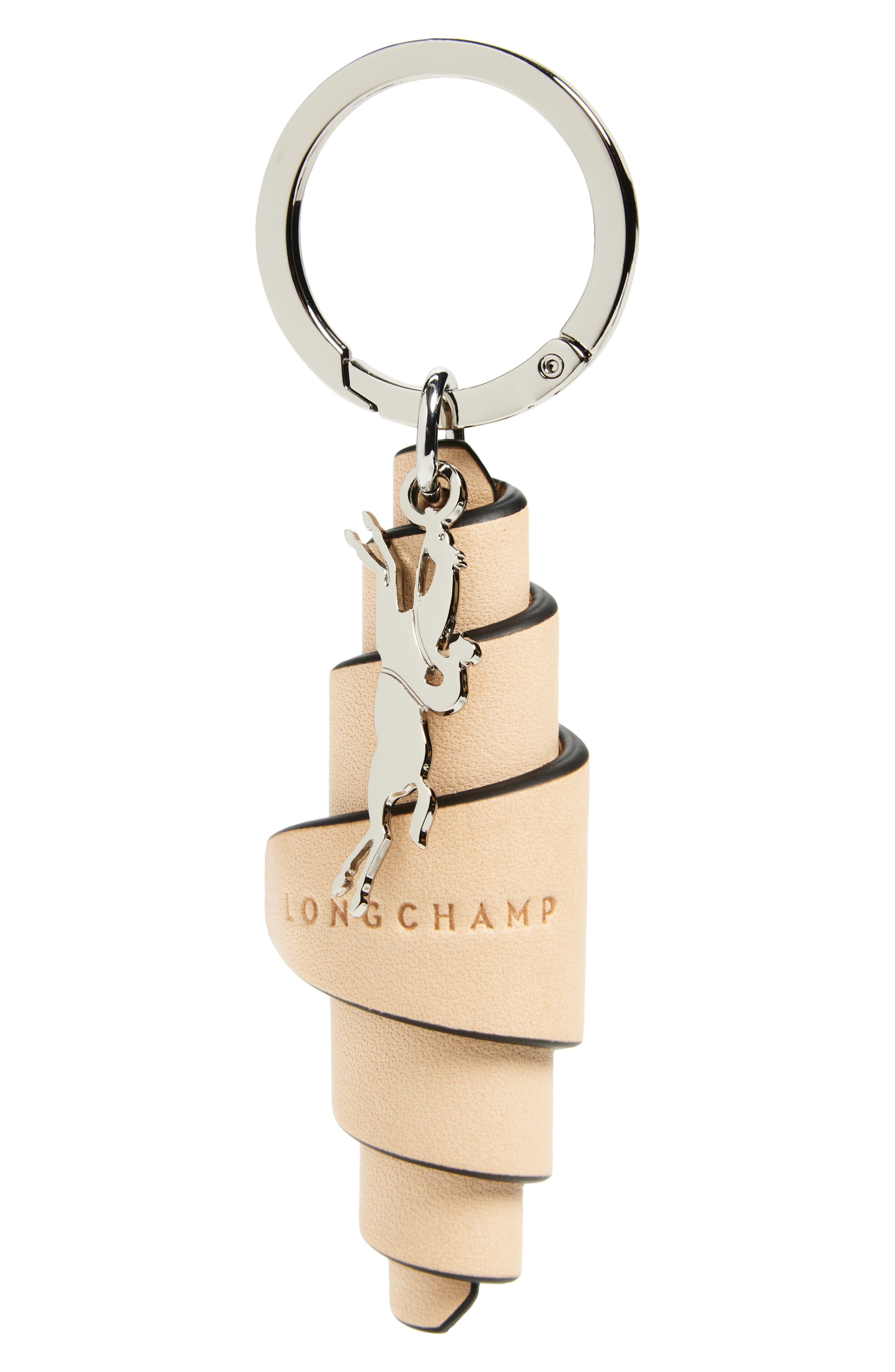 Longchamp Croissant Key Chain, Main, color, 