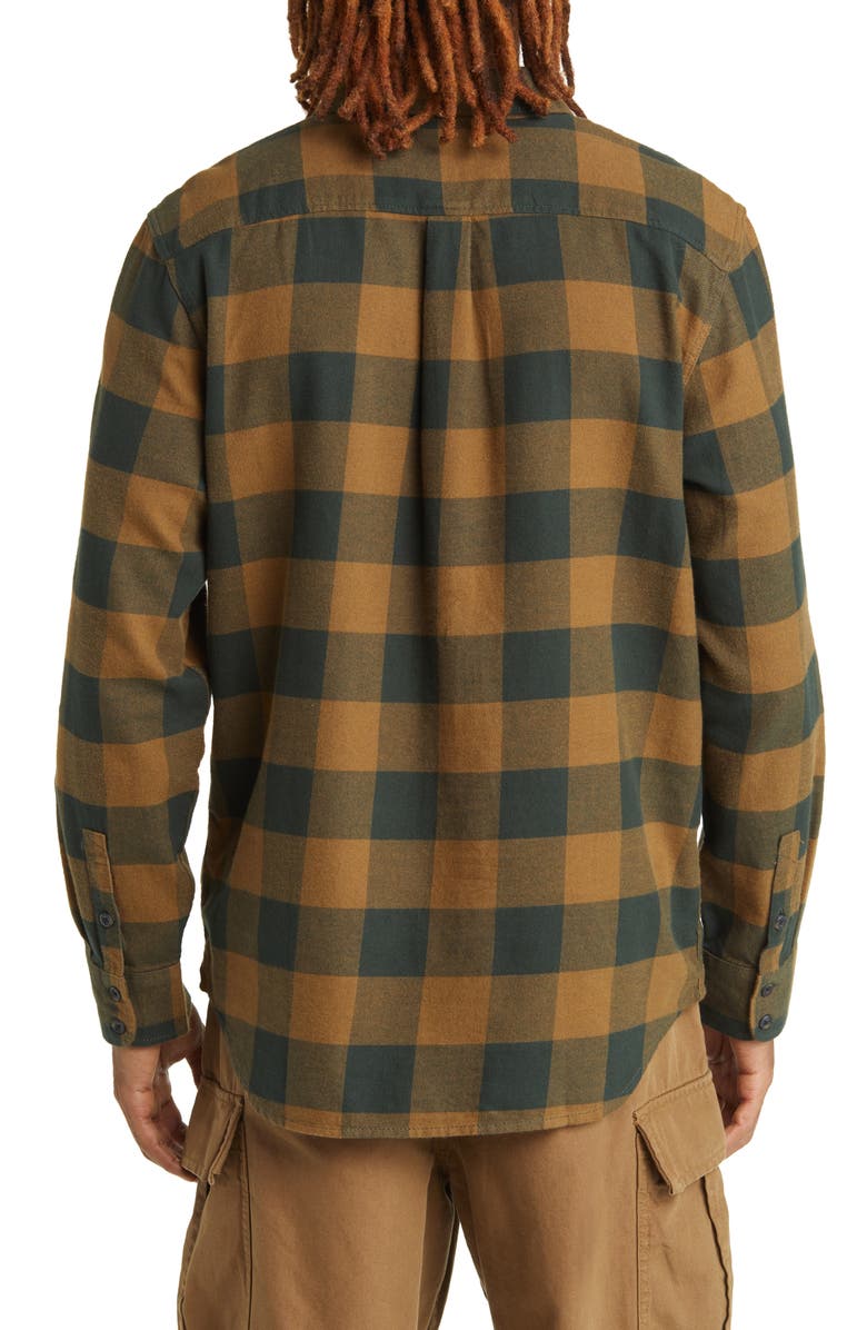 Vans Aliso Buffalo Plaid Flannel Button-Up Shirt, Alternate, color, 