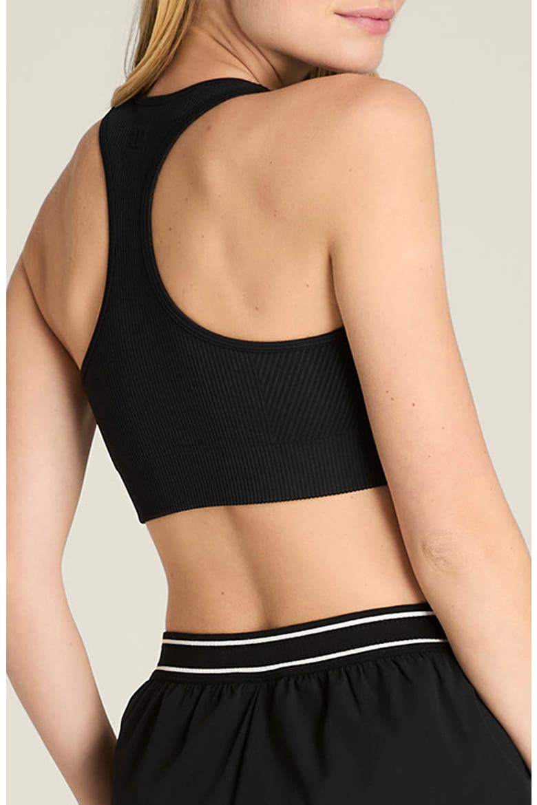 Everyday Rib Sports Bra, Alternate, color, BLACK