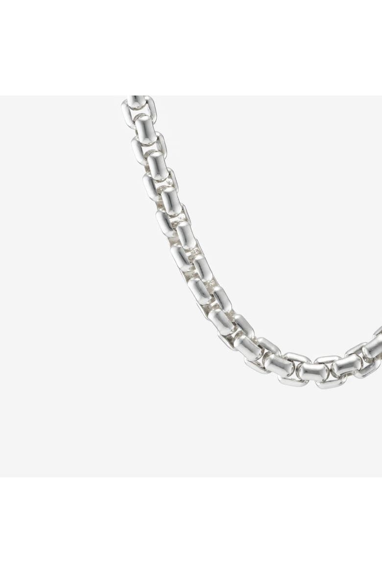 Box Belcher Chain Necklace, Alternate, color, Silver