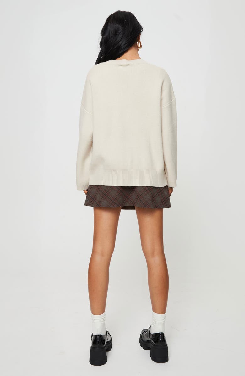 Princess Polly Burke Cardigan, Alternate, color, Cream