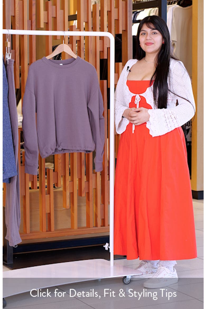 Cinch Side Long Sleeve Top video