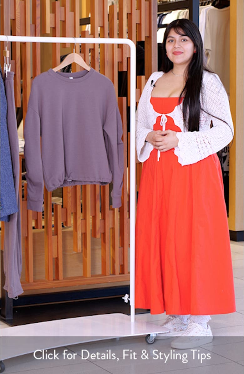 Cinch Side Long Sleeve Top, sales video thumbnail