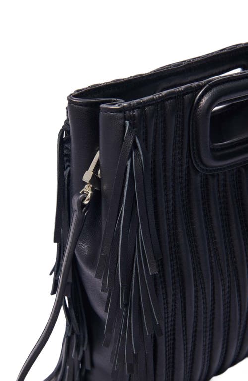 Maje M Tote Bag In Black