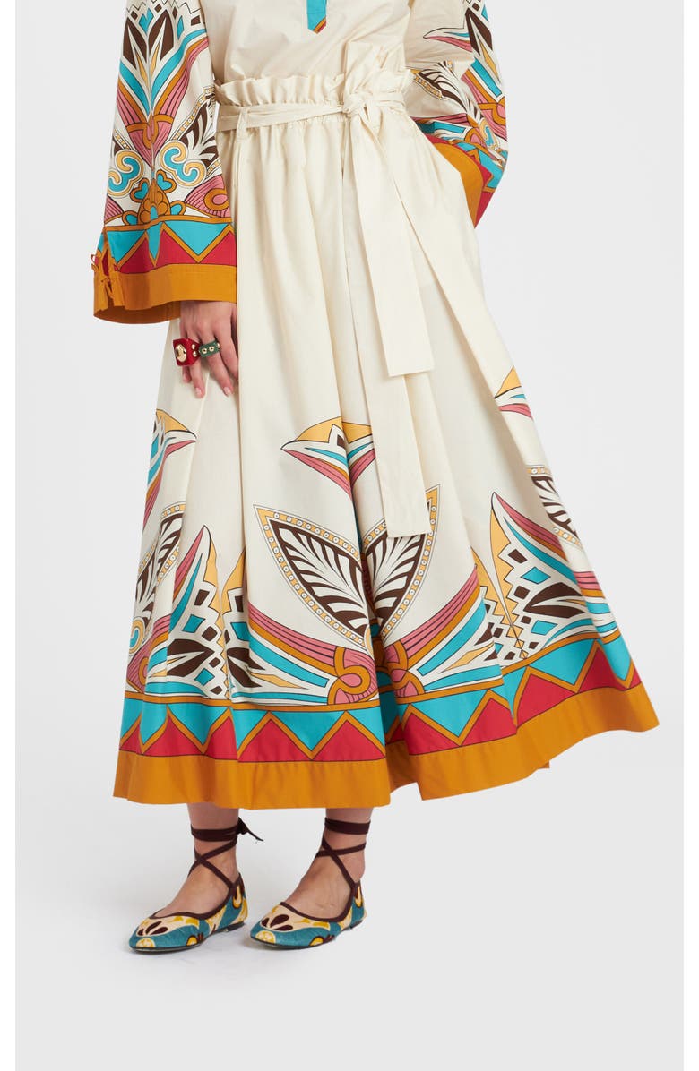 La DoubleJ Sardegna Skirt, Main, color, Lotus (Placée) Turquoise