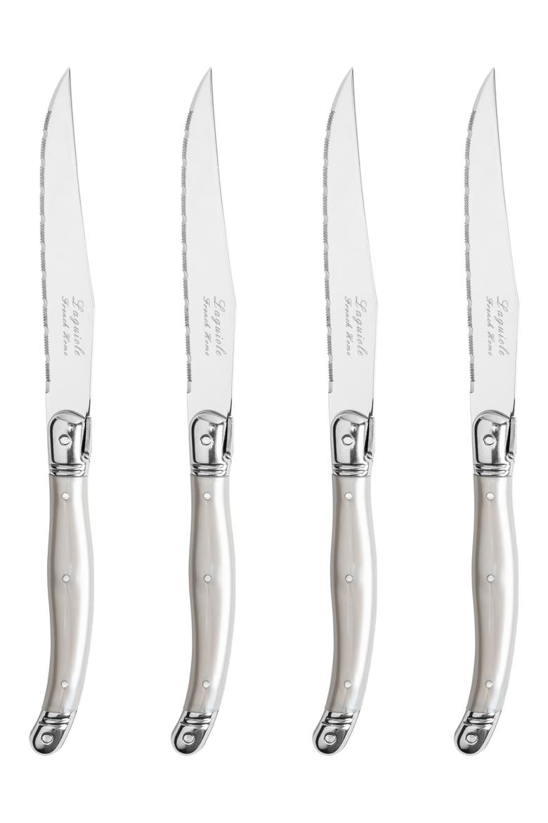 Laguiole Steak Knife - Set of 4, Main, color, PEWTER