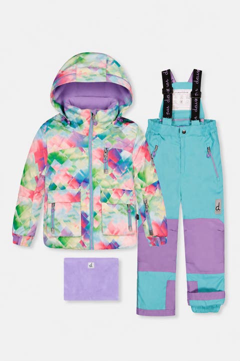Diamond Play Jacket & Reinforced Pants Two Piece Snowsuit