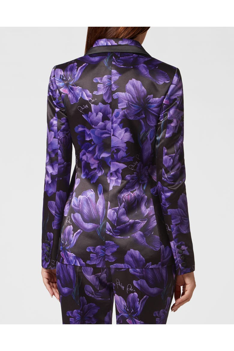 Blazer Flowers Women, Alternate, color, black