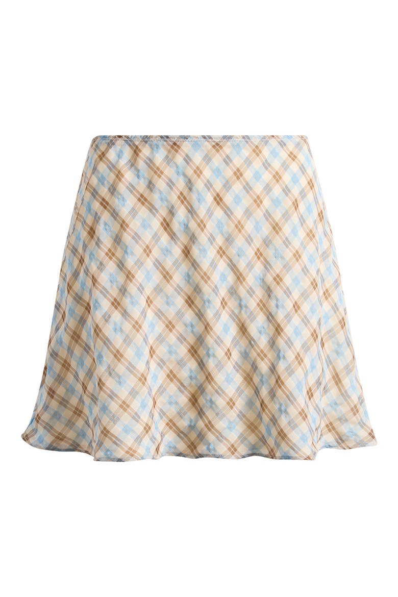 Brandy Plaid Skirt, Alternate, color, BROWN BLUE CHECK