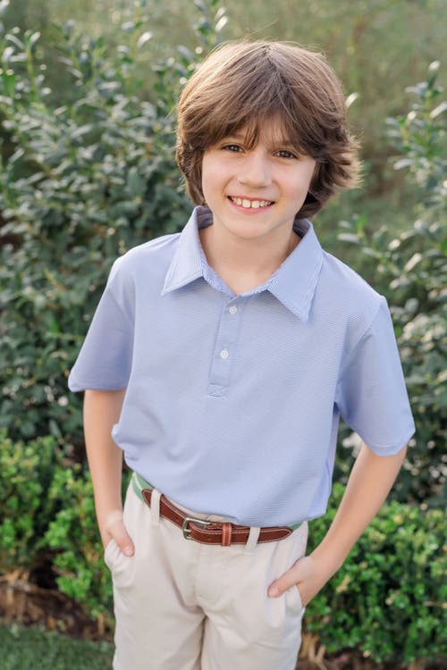 LILA AND HAYES LILA AND HAYES WILL BOYS' GOLF POLO SHIRT BY LH SPORT 