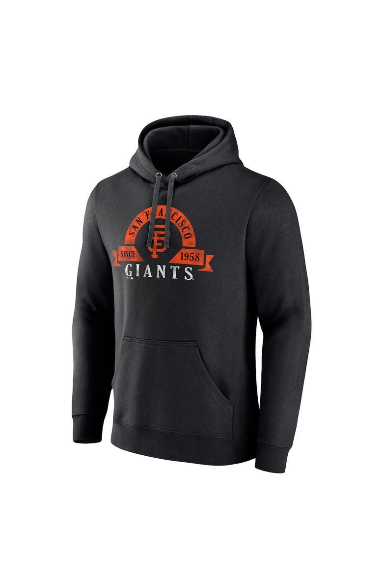 FANATICS Men's Fanatics Branded Black San Francisco Giants Big & Tall Utility Pullover Hoodie, Alternate, color, 