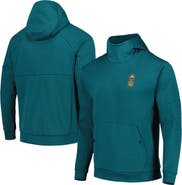 adidas Men's adidas Teal LA Galaxy 2023 Player Travel Pullover Hoodie
