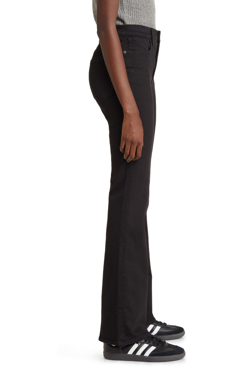 Skinny Flare Jeans, Alternate, color, BLACK FROST