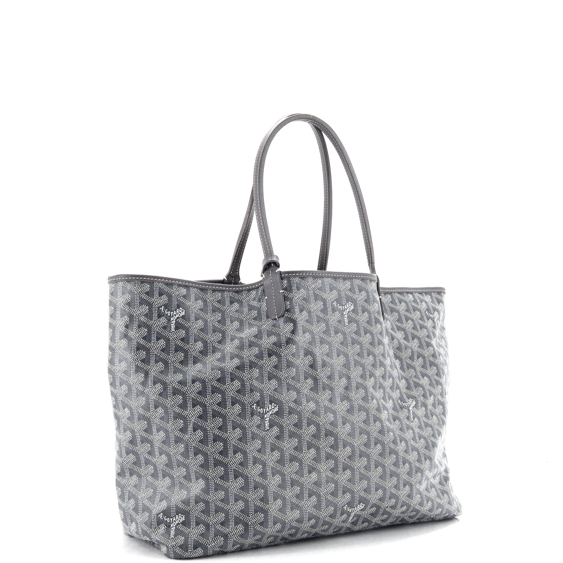 Pre-Owned Goyard Saint Louis Tote Coated Canvas XXL, Alternate, color, Gray