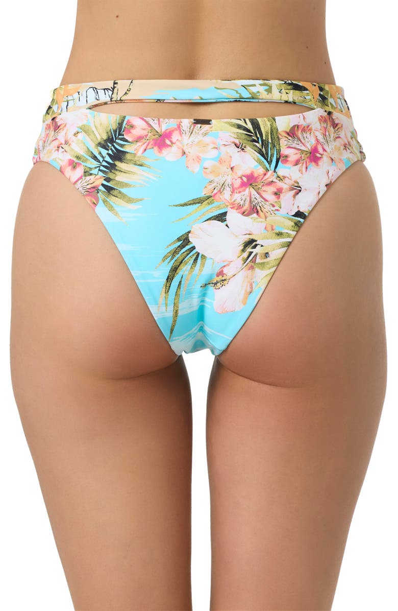 O'Neill Islands Tropic Bikini Bottoms, Alternate, color, Blue Radiance