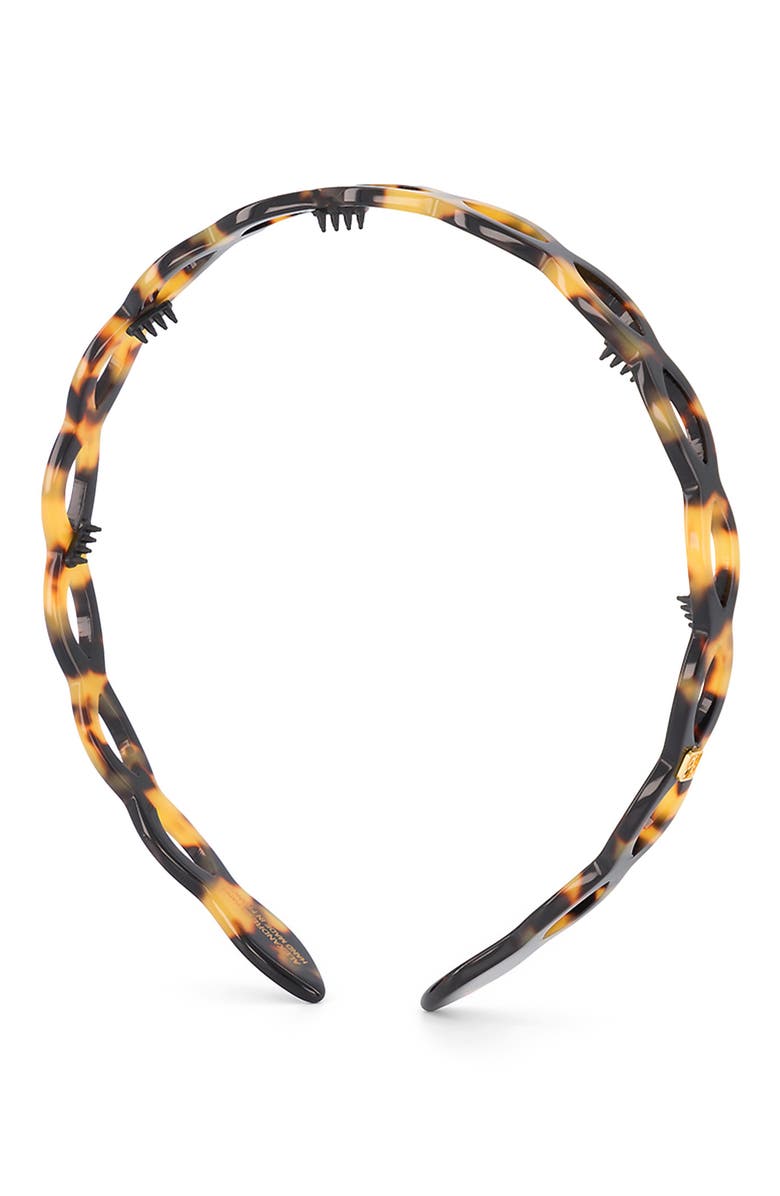 Alexandre de Paris Cutout Ultracomfort Acetate Headband, Alternate, color, Tortoiseshell