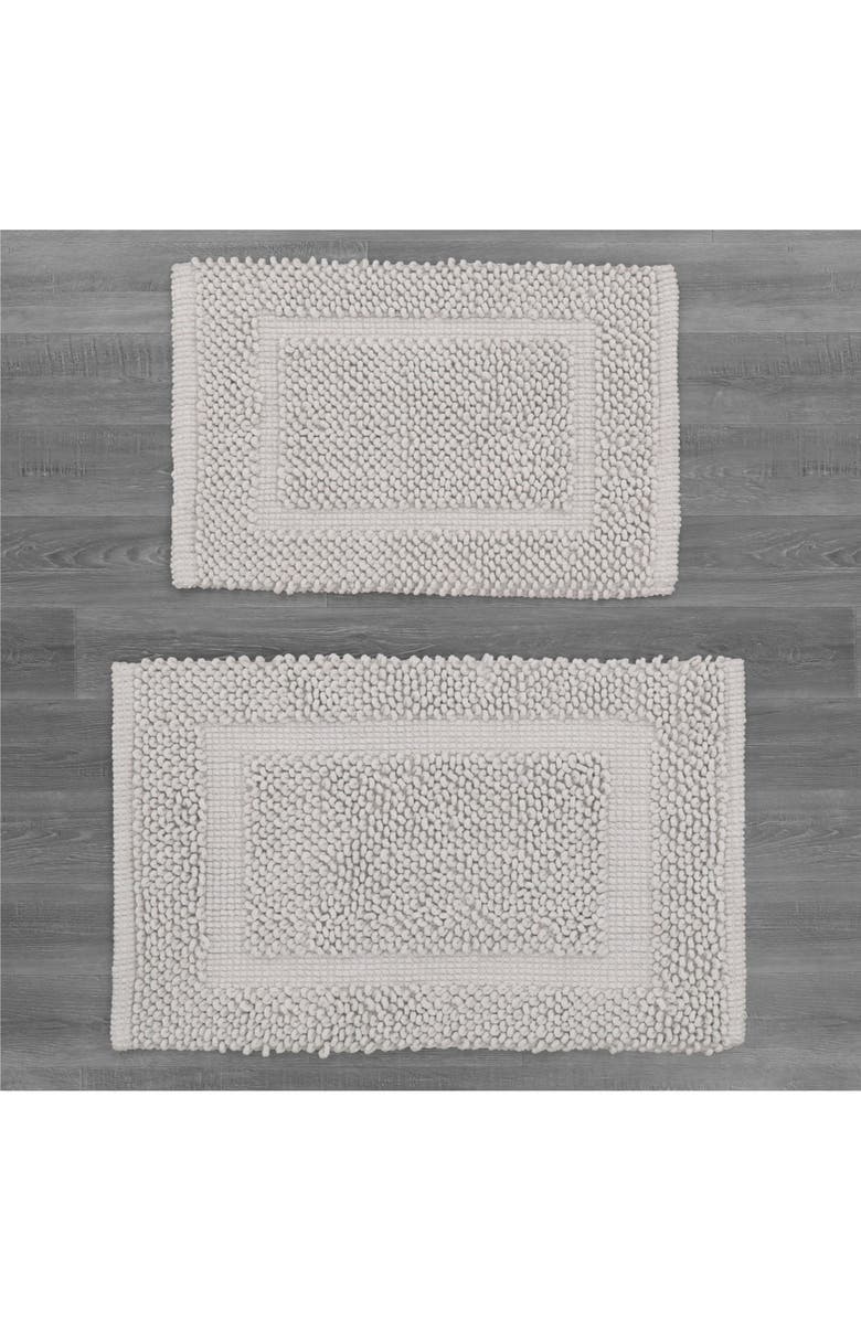 Jean Pierre New York Sophie 2-Piece Bath Mat Set, Alternate, color, Soft Gray