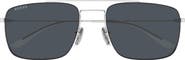 Gucci 59mm Gradient Rectangular Sunglasses