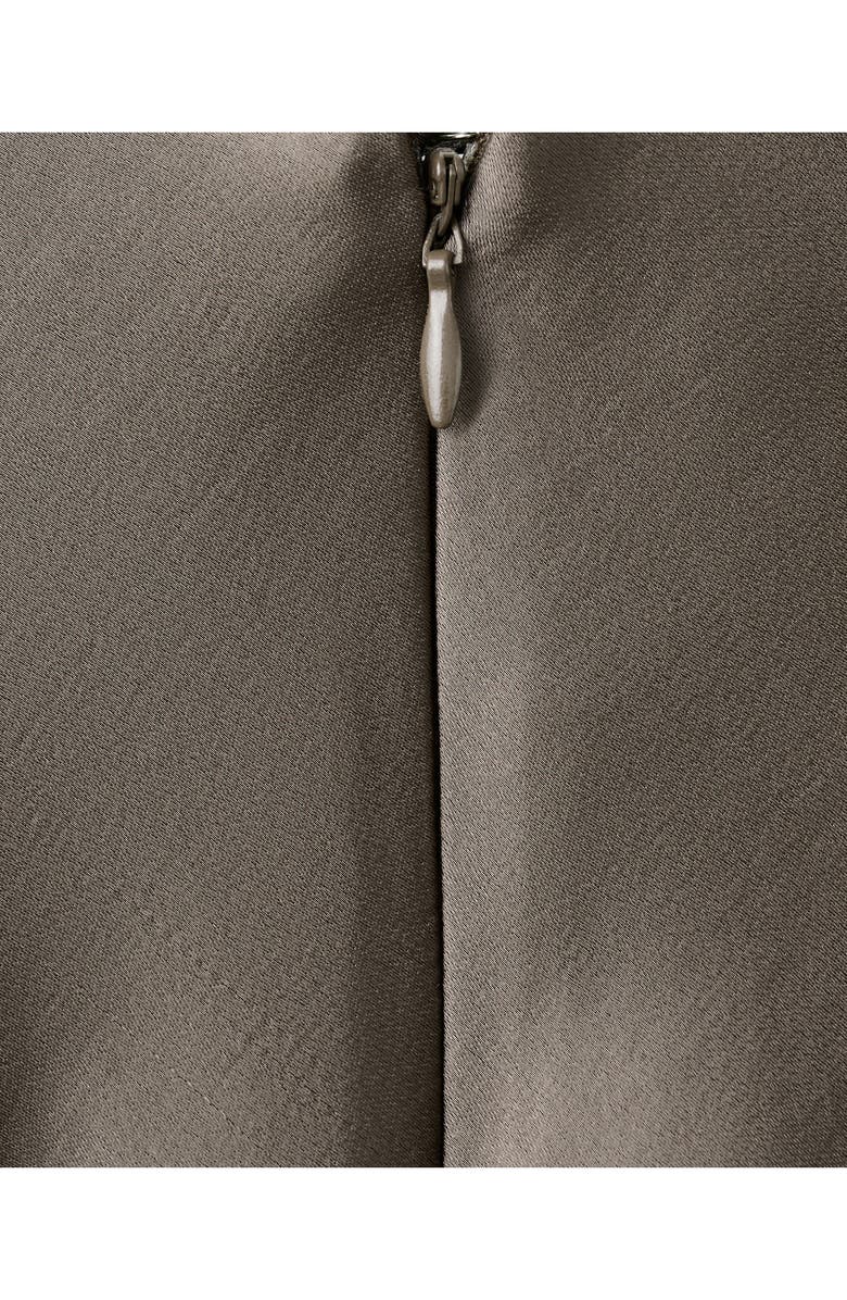 MANGO Victory Hammered Satin Slipdress, Alternate, color,