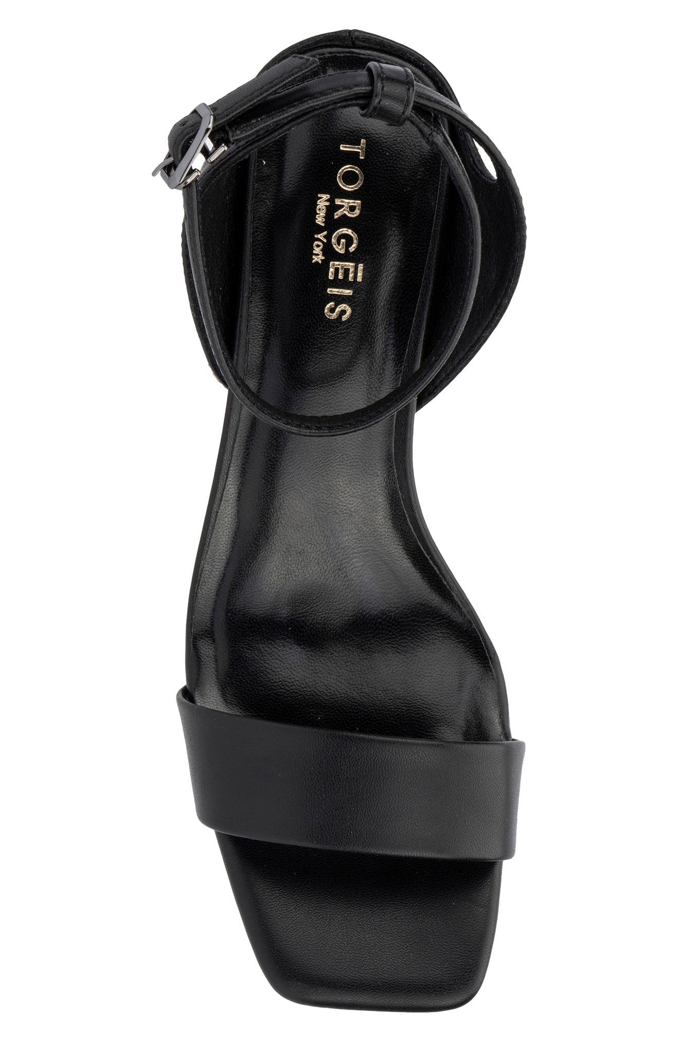 TORGEIS Candida Ankle Strap Block Heel Sandal, Alternate, color, Black
