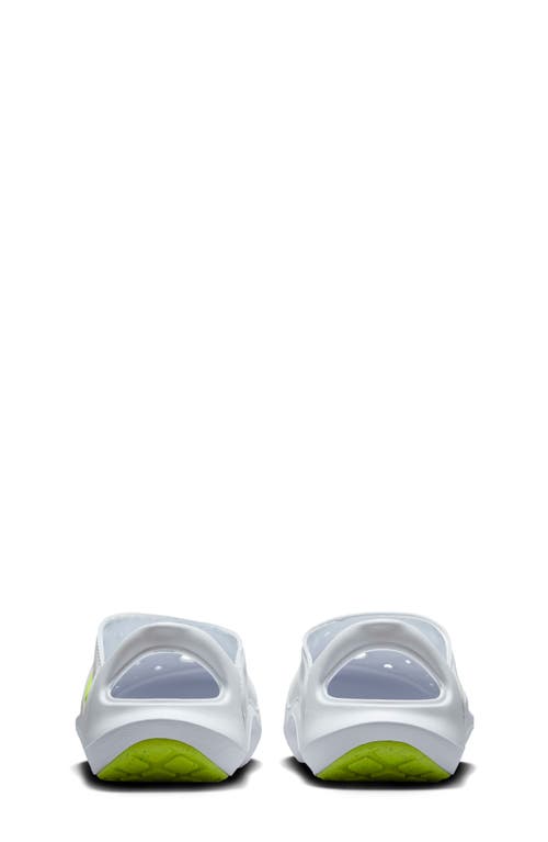 Nike Kids' Aquaswoosh Water Friendly Clog In White/pure Platinum/volt