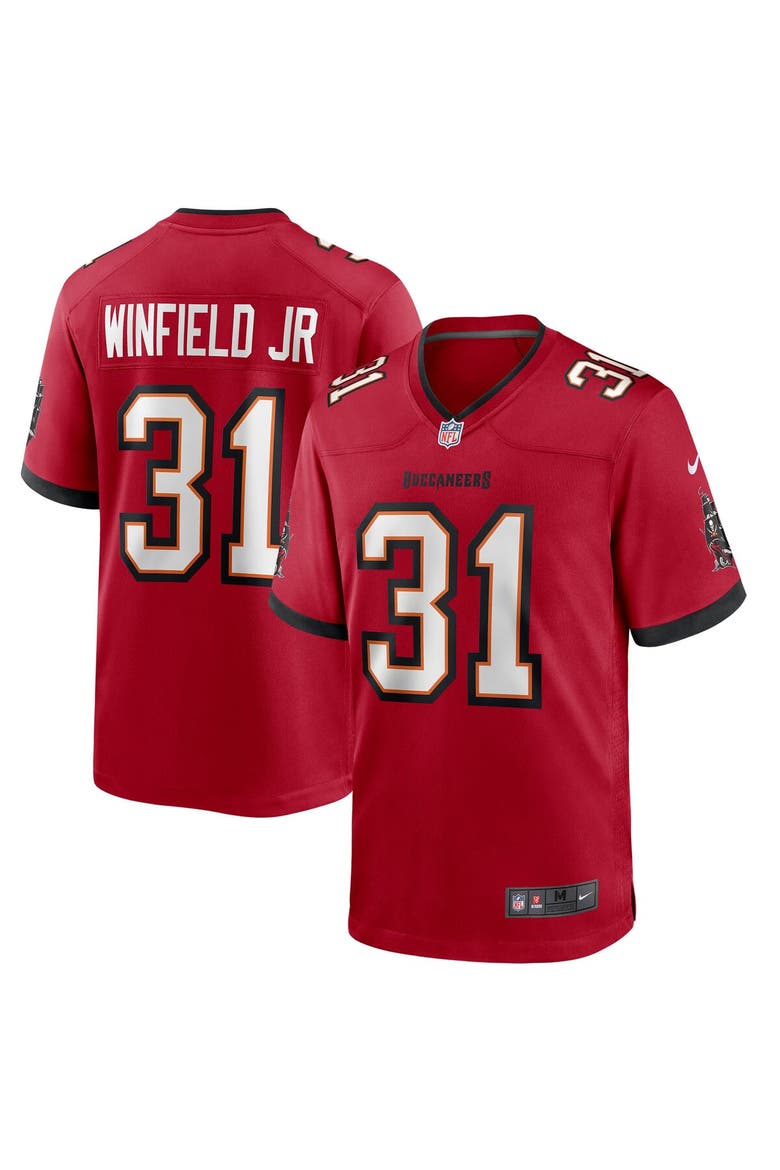 Men's Nike Antoine Winfield Jr. Red Tampa Bay Buccaneers Game Jersey, Main, color, Red