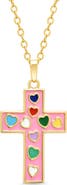 Lily Nily Kids' Cross Enamel Pendant Necklace
