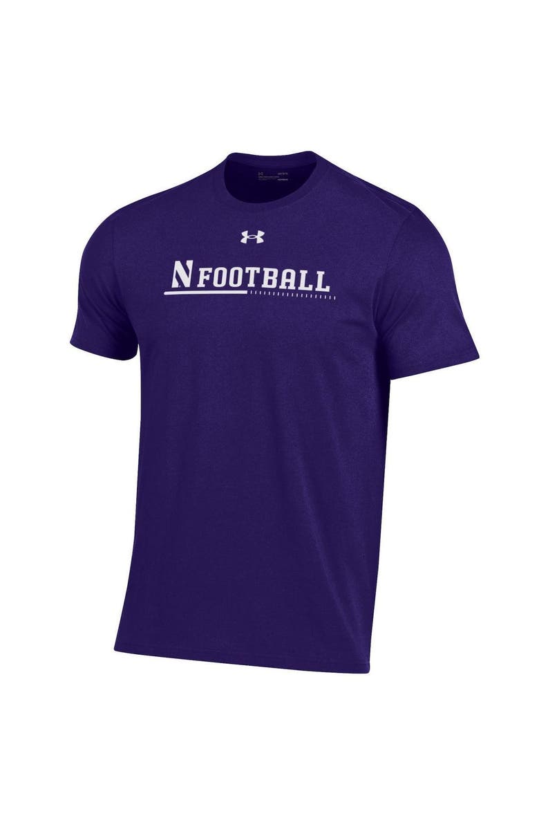 Under Armour Men's Under Armour Purple Northwestern Wildcats 2022 Sideline Football Performance Cotton T-Shirt, Alternate, color, 