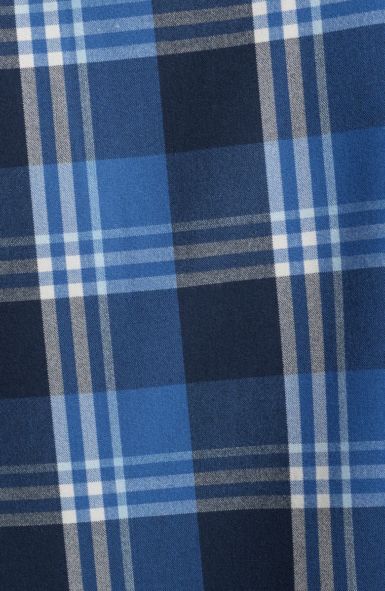 Mizzen+Main City Plaid Stretch Flannel Button-Down Shirt, Alternate, color, 