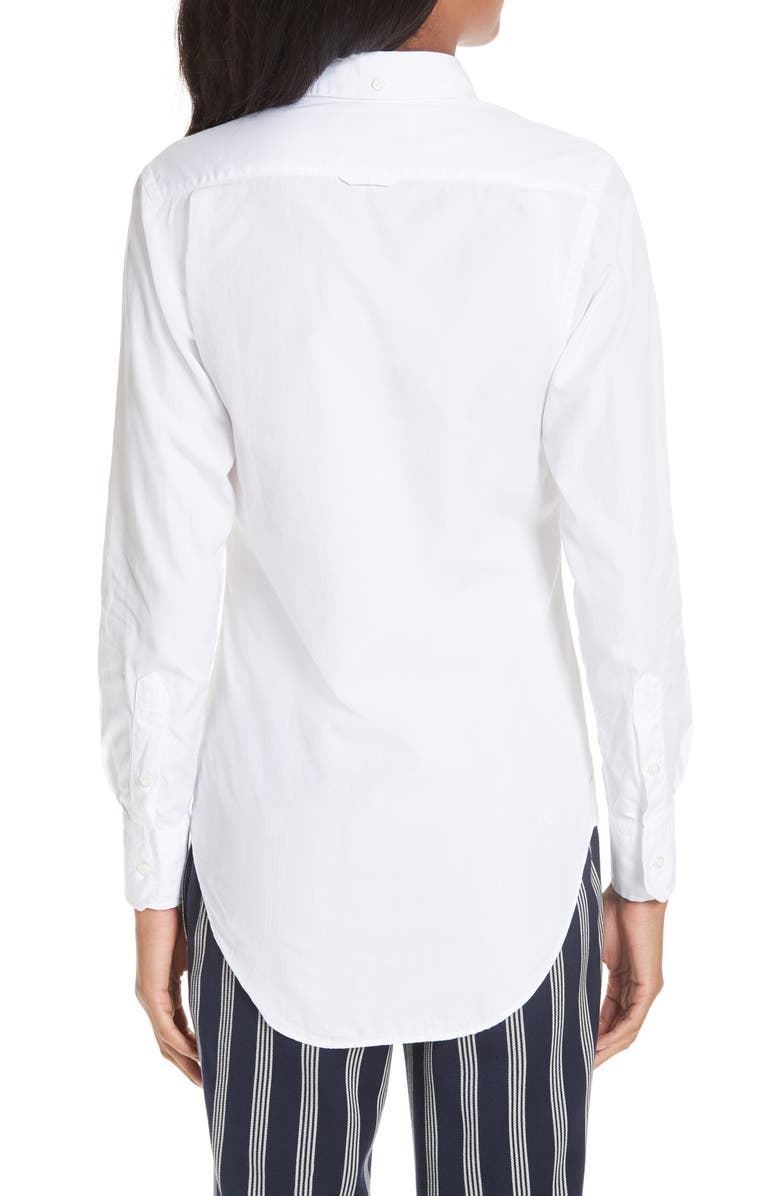 Thom Browne Cotton Shirt, Alternate, color, White