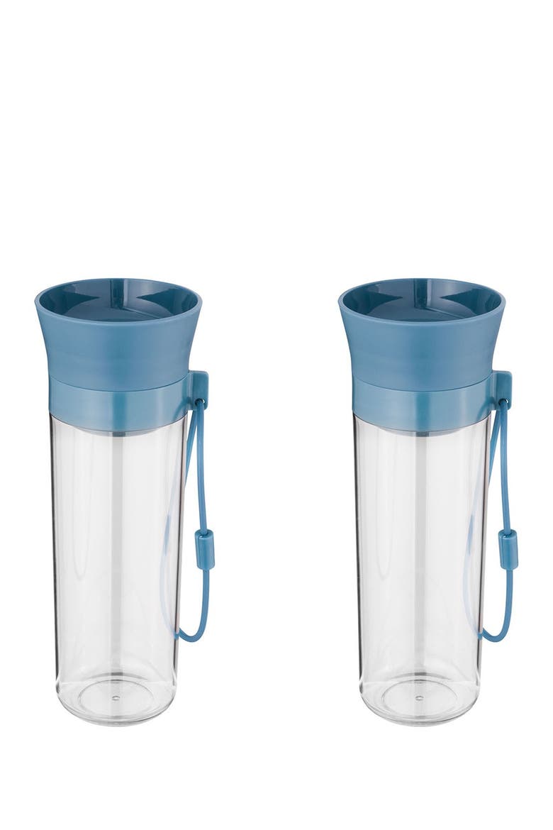 Leo 16.9oz Water Bottle - Set of 2, Main, color, BLUE