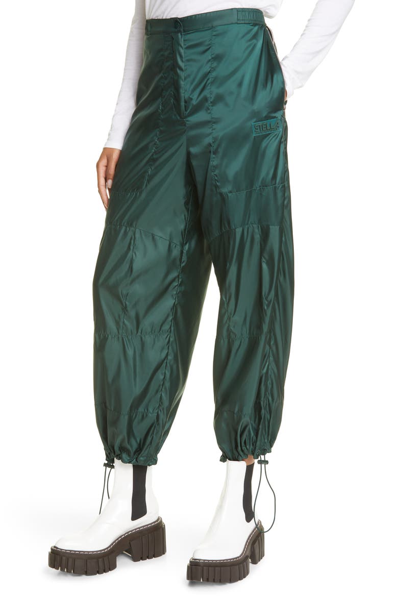 Niki Parachute Joggers, Alternate, color, FOREST GREEN