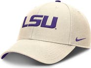Nike Men's Nike Natural LSU Tigers Rise Primetime Performance Trucker Adjustable Hat