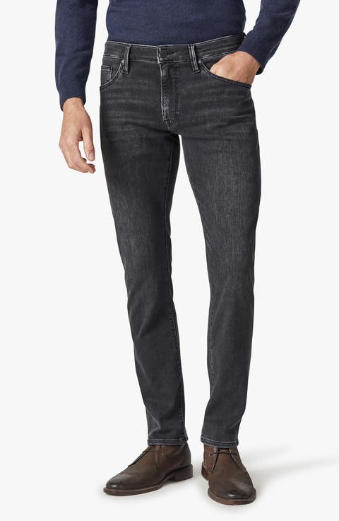 Champ Athletic Fit Tapered Jeans (Dark Smoke Refined)