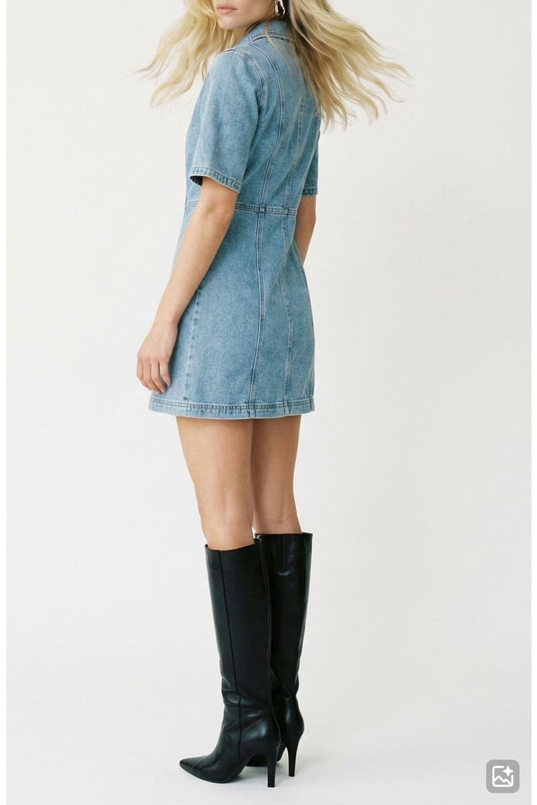Daisy Denim Dress, Alternate, color, LIGHT BLUE DENIM