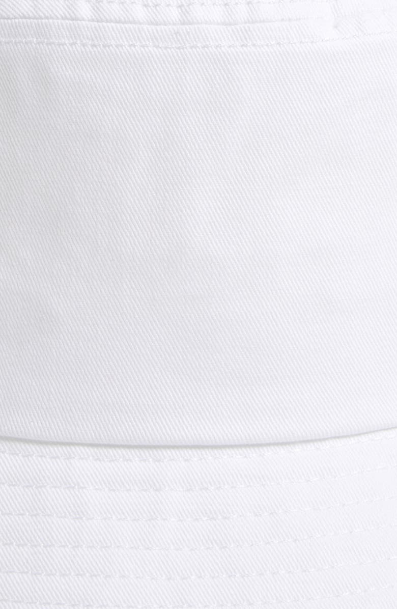 The Accessory Collective Kids' Raw Edge Bucket Hat, Alternate, color, White