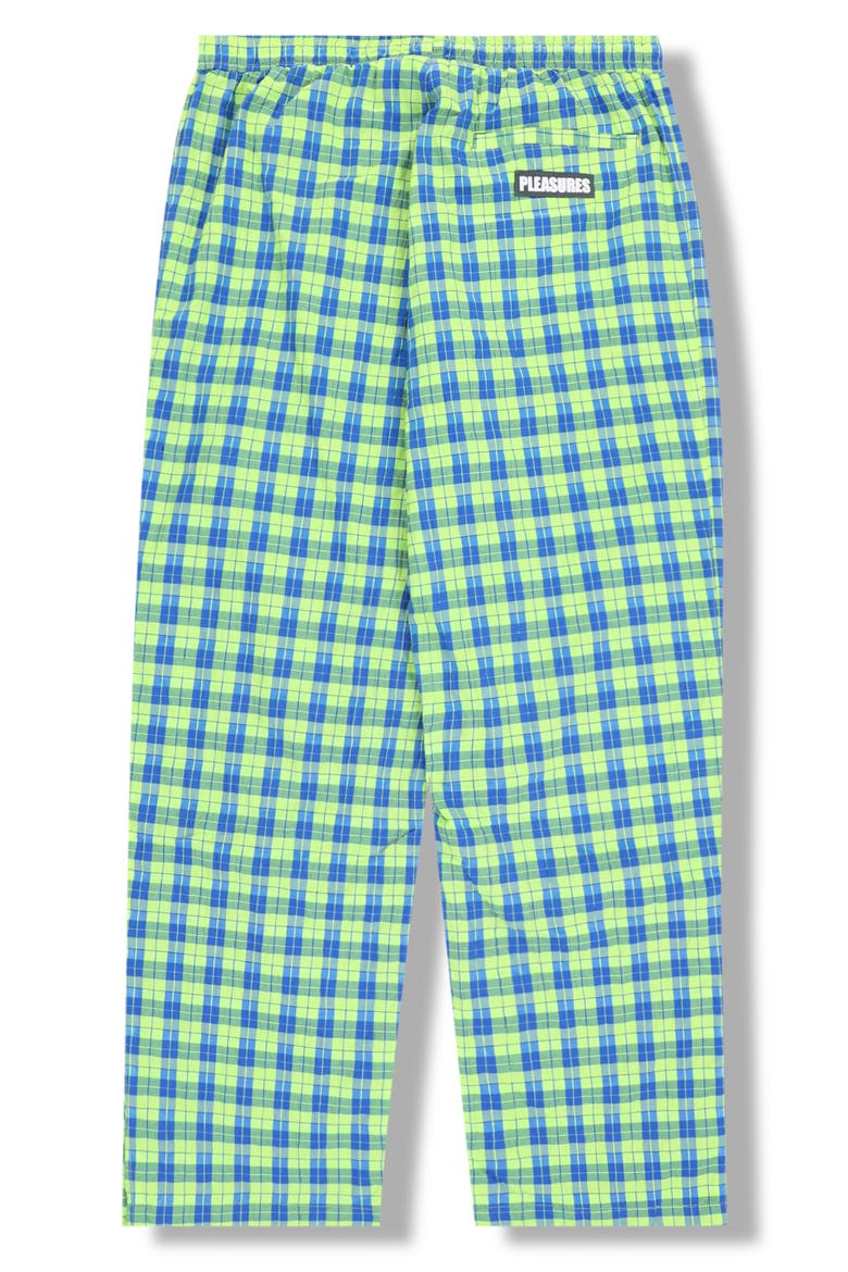 x Boiler Room Practice Plaid Track Pants, Alternate, color, NEON