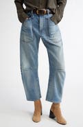 Nili Lotan Shon High Waist Barrel Leg Jeans