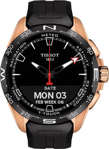 Tissot T-Touch Connect Solar Smart Silicone Strap Watch