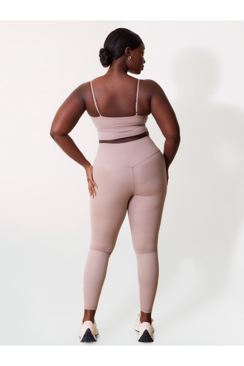 24/7 High Waisted Petite Leggings, Alternate, color, Clay
