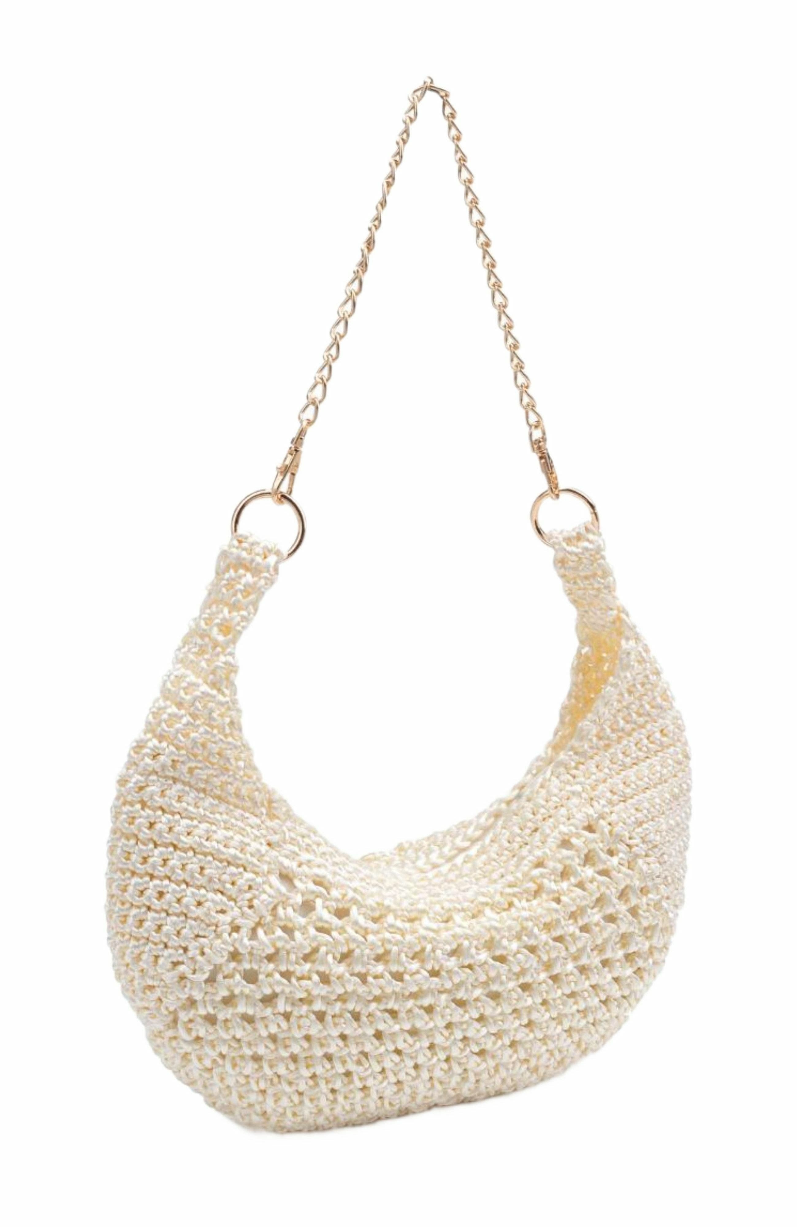 Chic Soraya Vegan Leather Shoulder Bag for Effortless Style, Alternate, color, Ivory